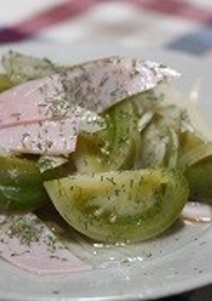 青とまとマリネ-レシピのメイン写真