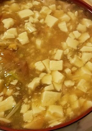 生姜が効いた☆白菜と豆腐のあんかけうどん-レシピのメイン写真