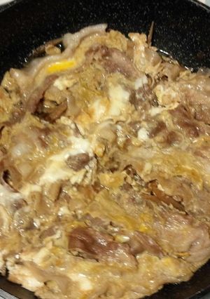 覚え書き★豚肉とゴボウの柳川もどき-レシピのメイン写真