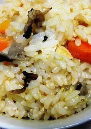 ヘルシー満載圧力鍋でキノコご飯-レシピのメイン写真