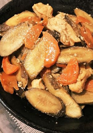 レンジで簡単！鶏肉と牛蒡の筑前煮-レシピのメイン写真