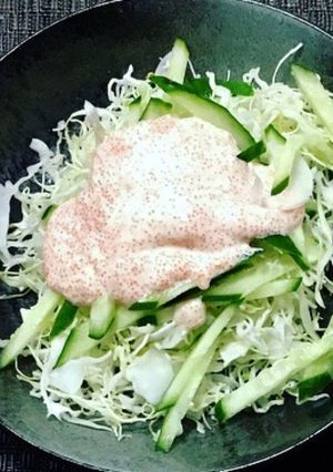 たらこソースかけサラダ-レシピのメイン写真