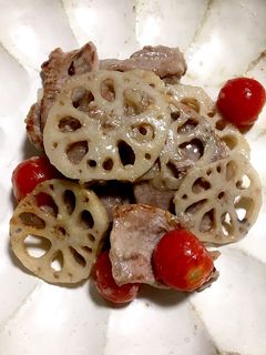 れんこんと豚の塩麹炒め-レシピのメイン写真