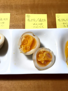 美味しい味玉研究①②③-レシピのメイン写真