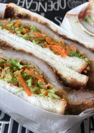 とんかつサンドと、たらのフライサンド1-レシピのメイン写真