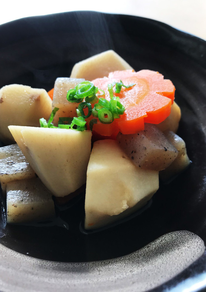 こんにゃくと里芋の煮物-レシピのメイン写真