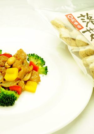 落花生と赤城鶏の中華風炒め-レシピのメイン写真