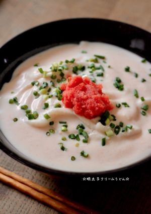 ☆明太子クリームうどん☆-レシピのメイン写真