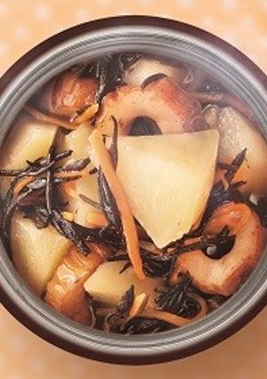 ひじきとじゃがいものレンジ煮-レシピのメイン写真