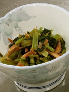 小松菜と桜エビの和え物-レシピのメイン写真