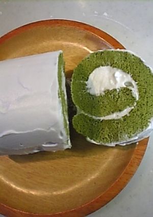 ロールケーキ　抹茶で-レシピのメイン写真