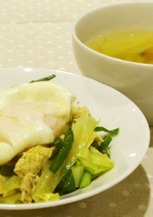【エコ】豚肉と野菜のカレー風味＆スープ-レシピのメイン写真