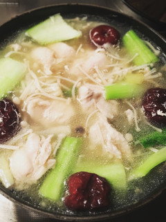 体ポカポカかんたん参鶏湯風スープ-レシピのメイン写真