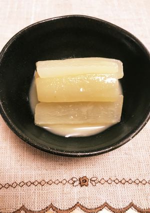 ヤーコンの酢みそ和え（まるでウド！）-レシピのメイン写真