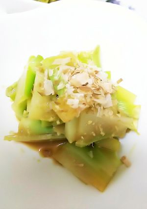 ブロッコリーの茎のわさび和え-レシピのメイン写真