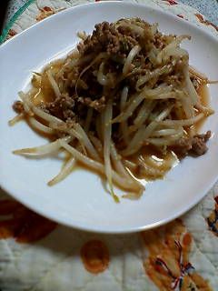 もやしの肉味噌炒め♪ご飯にあう~♪-レシピのメイン写真