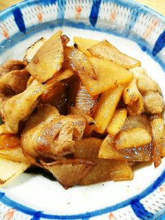 味付けは醤油だけ。豚バラと大根の醤油炒め-レシピのメイン写真