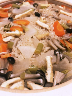 30分で!土鍋で簡単!炊き込みご飯-レシピのメイン写真
