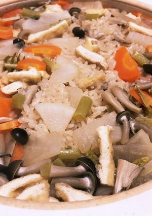 30分で！土鍋で簡単！炊き込みご飯-レシピのメイン写真