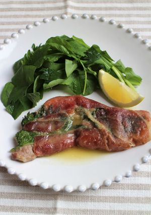 大葉と豚肉のサルティンボッカ風-レシピのメイン写真