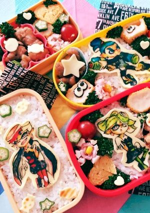お絵描きキャラ弁★スプラトゥーン★-レシピのメイン写真