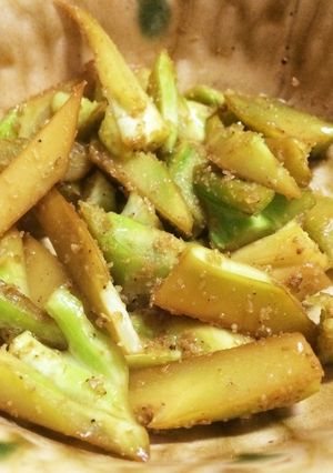 ご飯がすすむ！ブロッコリーの軸のきんぴら-レシピのメイン写真