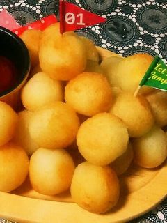 チーズinいも餅フライ-レシピのメイン写真