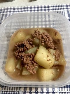 リメイク冬瓜の煮物の煮汁で大根の煮物-レシピのメイン写真