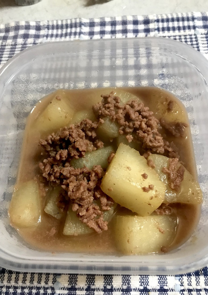 リメイク冬瓜の煮物の煮汁で大根の煮物-レシピのメイン写真