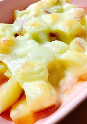 りんごとサツマイモのチーズ焼き-レシピのメイン写真