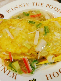 ニンニクチャーハンで!あんかけオムライス-レシピのメイン写真