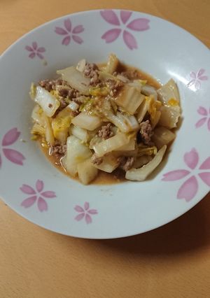 白菜とひき肉トロミ炒め☆-レシピのメイン写真