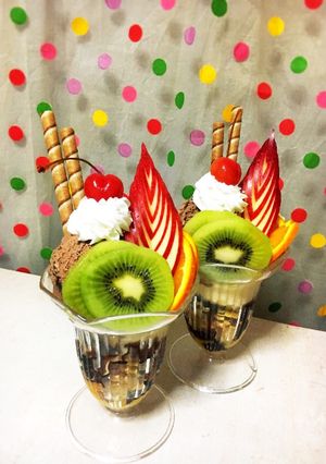 フルーツパフェ-レシピのメイン写真