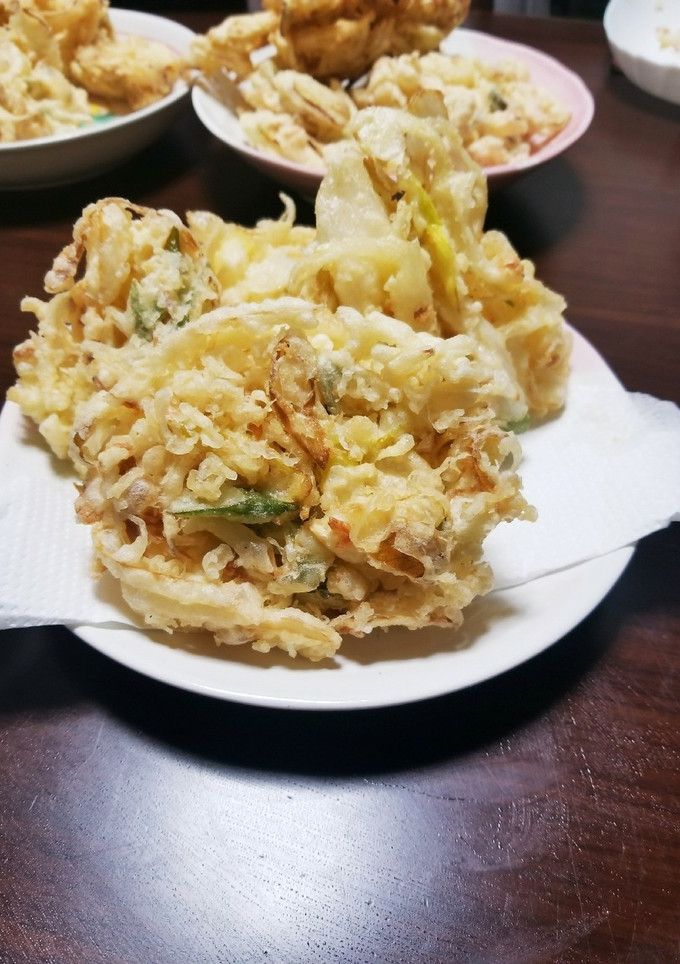 小エビと長ねぎのかき揚げ-レシピのメイン写真