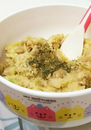 お好み焼きリメイク∮リゾット風-レシピのメイン写真
