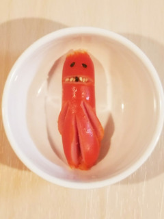 お歯黒ソーセー人♪(〇・▼・〇)-レシピのメイン写真