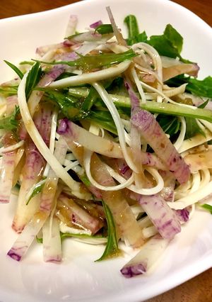 さけるチーズde紫大根・緑ものサラダ-レシピのメイン写真