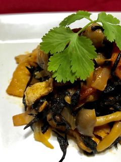 ヒジキの煮物をアレンジ♫ 洋風トマト煮-レシピのメイン写真