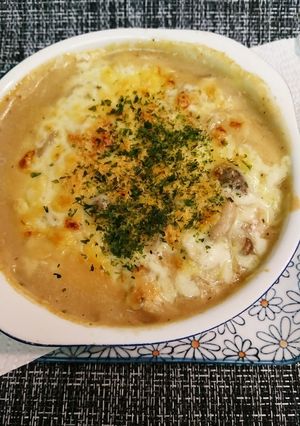 鶏むね肉ホワイトソースチーズ焼き-レシピのメイン写真