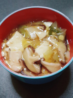 豆腐と椎茸のあんかけ-レシピのメイン写真