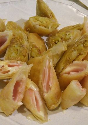 ハムチーズ春巻き・ツナポテト春巻き-レシピのメイン写真