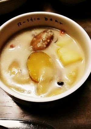 マクロビ☆皮つきじゃがいものひえシチュー-レシピのメイン写真