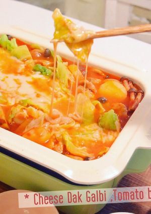 トマトベースでさっぱりチーズタッカルビ♪-レシピのメイン写真