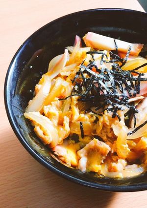すき焼きのタレとフライパンで出来る親子丼-レシピのメイン写真