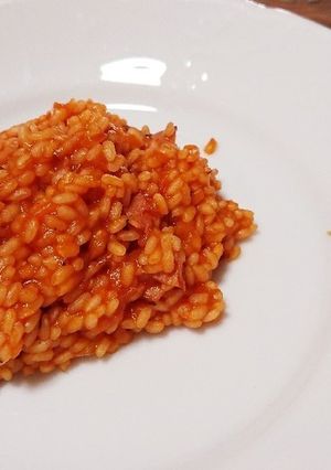 リンゴとトマトのリゾット-レシピのメイン写真