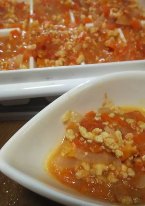 離乳食中期後期に☆簡単とりトマト煮-レシピのメイン写真