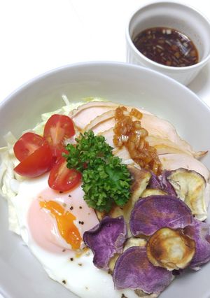 チキンプレート❤さつまいもチップ添え-レシピのメイン写真