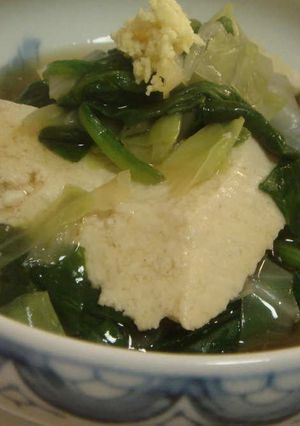 豆腐とほうれん草のトロトロ煮-レシピのメイン写真