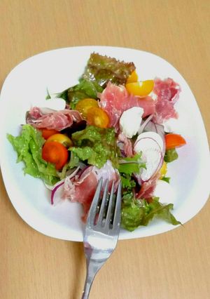 生ハム＆モッツァレラチーズのサラダ-レシピのメイン写真