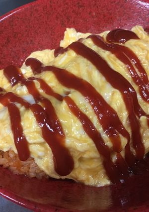 半熟チーズオムライス-レシピのメイン写真